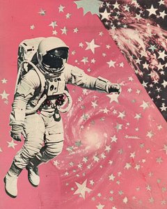 Astronauta de la Galaxia Rosa de Samantha Hearn