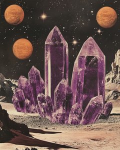 El planeta de cristal púrpura