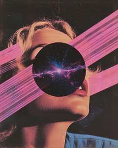Mirada cósmica surrealista de Samantha Hearn