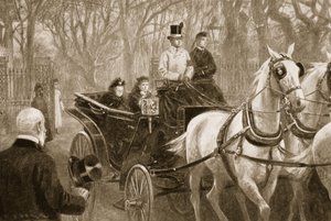 El último viaje de la Reina Victoria: Osborne, 15 de enero de Samuel (after) Begg