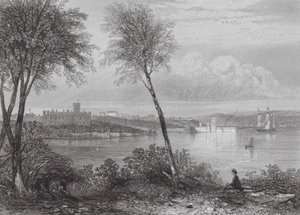 Australia: Casa de Gobierno, Sídney (grabado) de Samuel (after) Prout