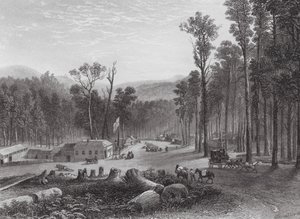 Australia: Marysville, Victory (grabado) de Samuel (after) Prout