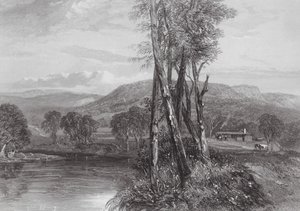 Australia: En el Goulburn, Victoria (grabado) de Samuel (after) Prout