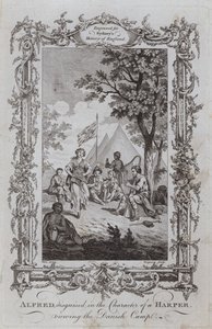 Alfredo, Disfrazado de Juglar, Observando el Campamento Danés de Samuel (after) Wale