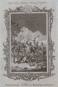 Ricardo III muerto en Bosworth-Field de Samuel (after) Wale