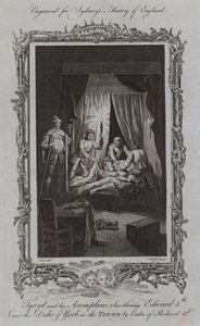 Tyrrel y sus Cómplices Asfixiando a Eduardo V y al Duque de York en la Torre por Orden de Ricardo III de Samuel (after) Wale