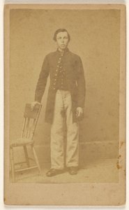 [Soldado confederado no identificado, de pie] de Samuel A. Cooley