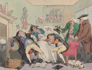 O Tempora, O Mores!, diciembre 1799 de Samuel Alken