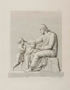 Cristo bendiciendo a los niños de Samuel Amsler
