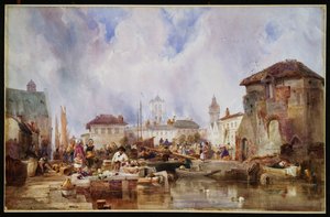 El mercado en el muelle, Brujas de Samuel Austin