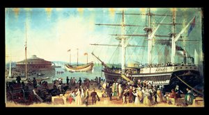La bahía y el puerto de Nueva York de Samuel Bell Waugh