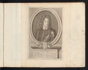 Portarretrato de Erik Jönssen Dahlberg Suecia antigua y moderna (título de la serie) de Samuel Blesendorf