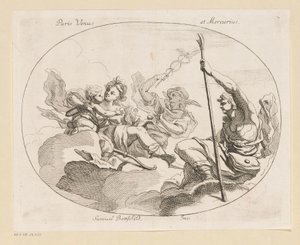 París, Venus y Mercurio París Venus y Mercurio (título sobre el objeto) Diverse ontwerpen (título de la serie) Varias obras históricas, poéticas e iconológicas (título de la serie) de Samuel Bottschild