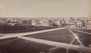 Calcuta. Vista general. Palacio de Gobierno en primer plano de Samuel Bourne
