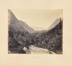 Vista general del valle de Wanga de Samuel Bourne