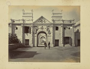 Lucknow; la Puerta de la Sirena, Kaiser Bagh de Samuel Bourne