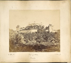 Secundra; El mausoleo de Akbar de Samuel Bourne