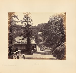 Simla; The Mall, Combermere Ridge de Samuel Bourne