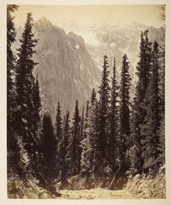 Alturas nevadas del valle de Wanga de Samuel Bourne