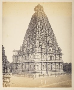 La gran Pagoda, Tanjore, desde las murallas de Samuel Bourne