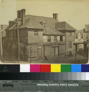 Casa de Techo de Pizarra, c.1868 de Samuel Castner