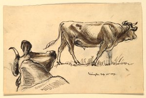 Bocetos de Ganado, Irvington de Samuel Colman