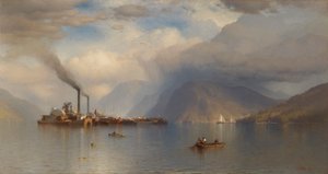 Storm King en el Hudson, 1866