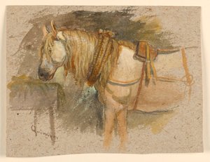 Estudio de un caballo, Quimper, Bretaña