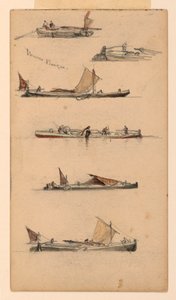 Barcazas del Támesis de Samuel Colman