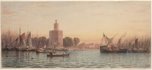 El Puerto de Sevilla de Samuel Colman