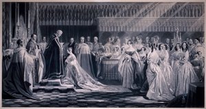Coronación de la Reina Victoria, 1838 de Samuel Cousins