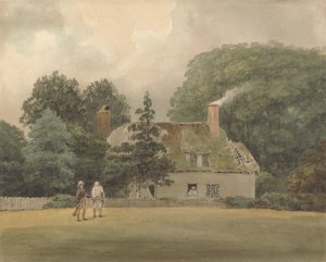 Casa de campo en los terrenos de Ayot St. Lawrence Hertfordshire de Samuel Davis