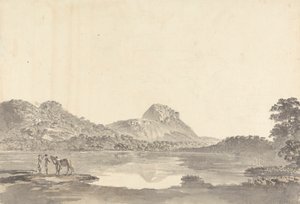 Figuras junto a un lago de Samuel Davis