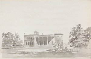 Gran edificio con columnata de Samuel Davis