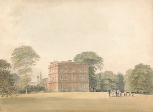 Vista lateral de Ayot House, Hertfordshire de Samuel Davis