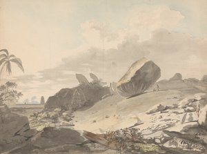 Las Siete Pagodas, Mamallapuram de Samuel Davis