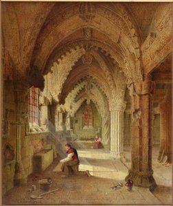 Capilla de Rosslyn, c.1852 de Samuel Dukinfield Swarbreck