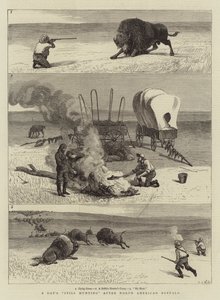Un día de caza furtiva tras el búfalo norteamericano de Samuel Edmund Waller