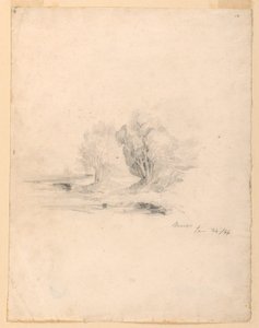 Arroyo y árboles de Samuel Finley Breese Morse