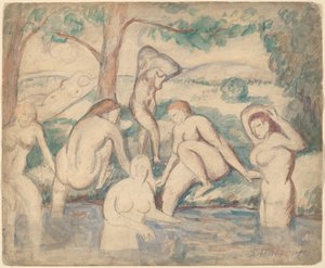 Bañistas de Samuel Halpert