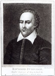 Retrato de Richard Burbadge (1573-1619) de Samuel Harding