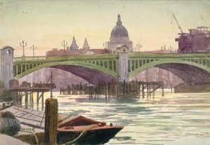 Puente de Southwark, Londres, 1930 de Samuel Harry Hancock