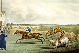 Cuarta Milla, de Steeplechasing de Samuel Henry (after) Alken