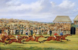 El final del Derby de 1862, 1862 de Samuel Henry Alken