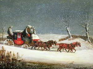 El Correo Real en Nieve Profunda de Samuel Henry Alken