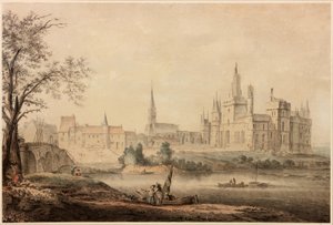Un Castillo Francés, 1770 de Samuel Hieronymous Grimm
