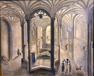 Vista interior del Spa Holywell, Gales del Norte