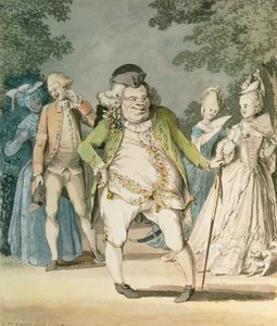 El Macaroni, 1774 de Samuel Hieronymous Grimm