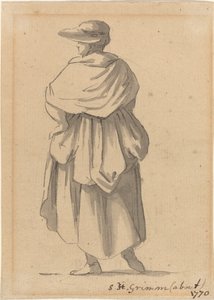 Una Mujer Campesina de Samuel Hieronymus Grimm
