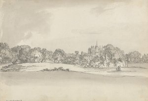 Castillo de Vanbrugh, Greenwich de Samuel Hieronymus Grimm